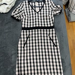 DKNY checkered dress